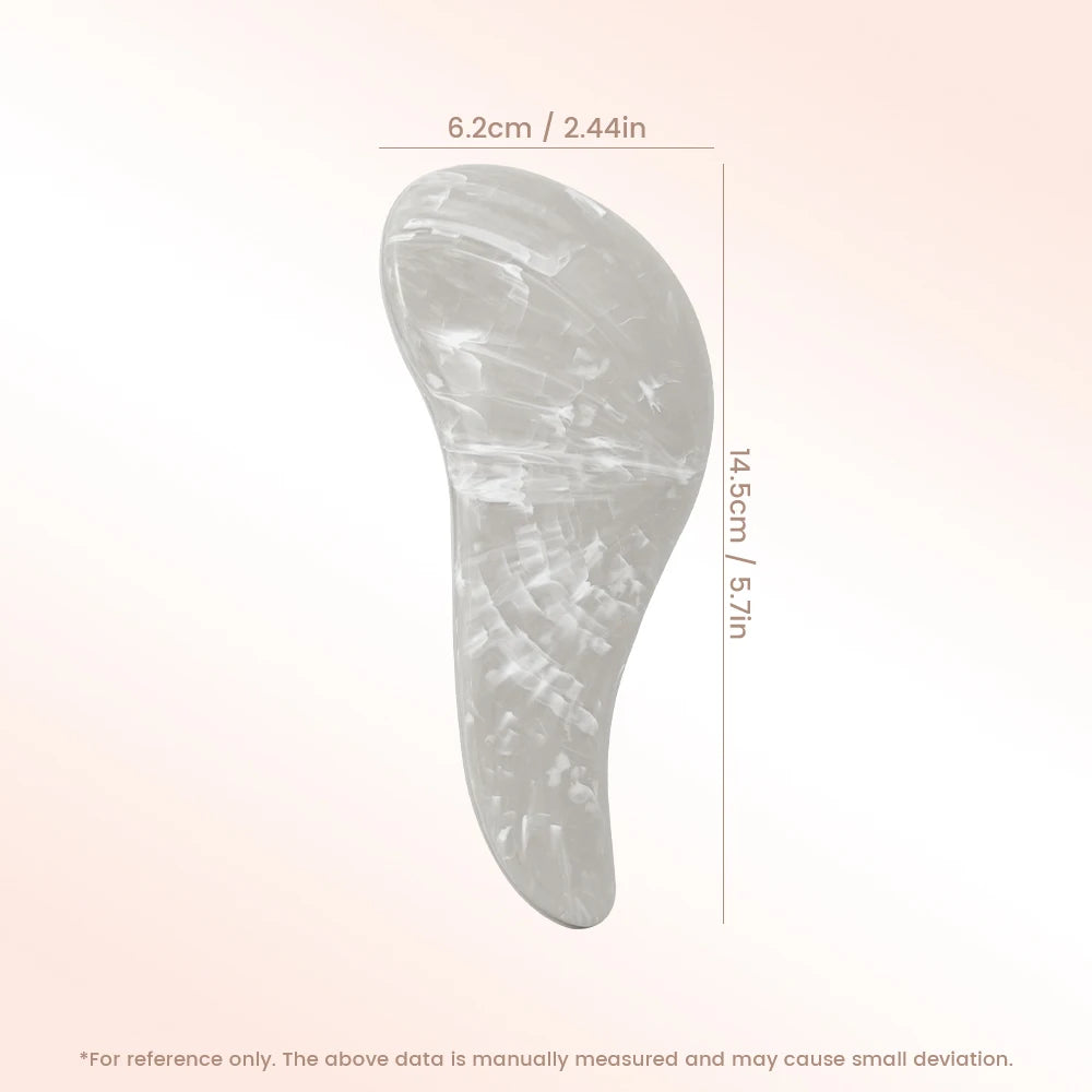 Marble Hair Comb – Dry & Wet Dual-Use Styling Tool