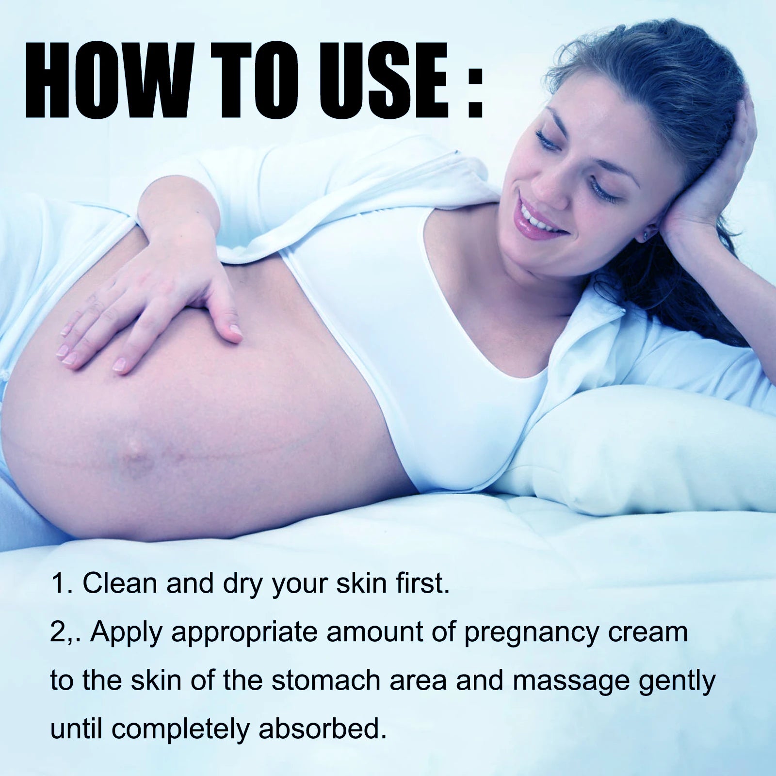 OUOHE Pregnancy Care Cream Moisturizes and Repairs Fine Lines on Postpartum Skin, Firming and Smoothing the Skin of the Body Oasis Select