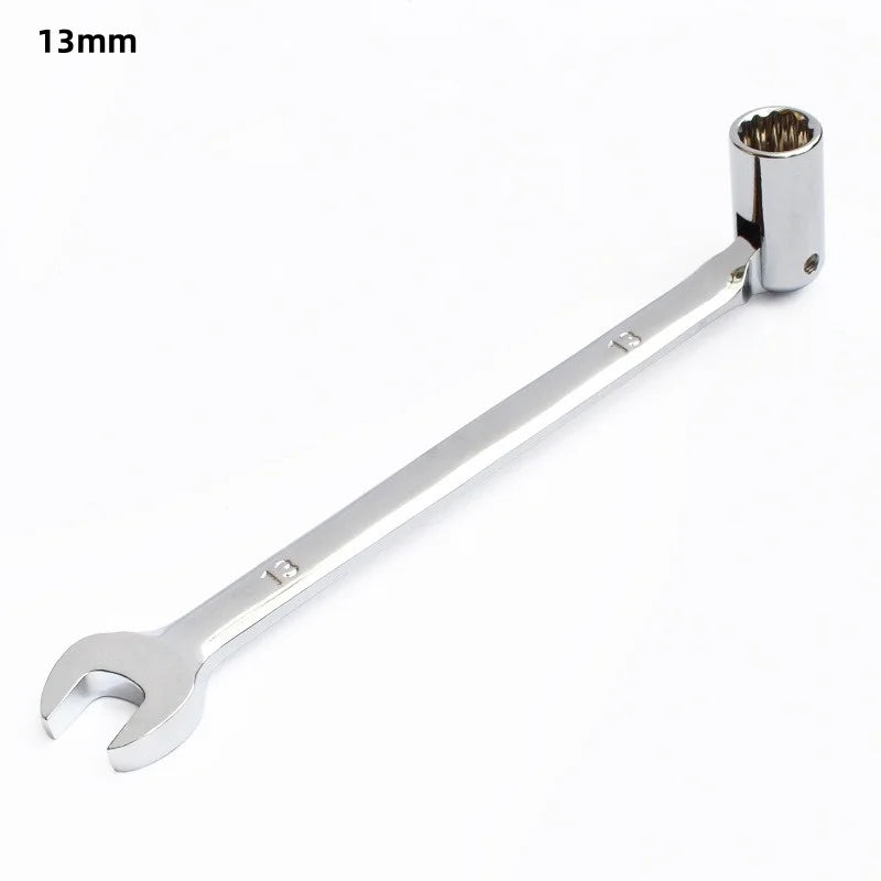 Double End Swivel-Socket Wrench Tool Activity Sockets Set Tools,Metric Swivel Head Flexible Socket Wrench Spanner CRV Steel Tool Oasis Select 13mm