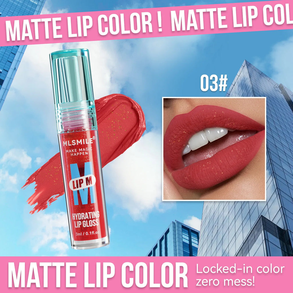 MLSMILE Pearl Nude Lip Gloss – Waterproof & Long-Lasting