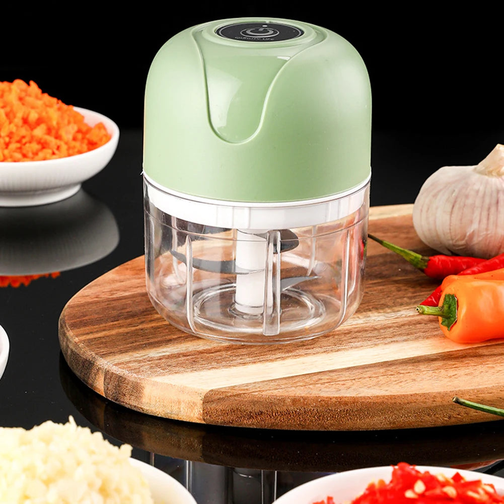 Electric Garlic Press & Ginger Chopper | USB Rechargeable Mini