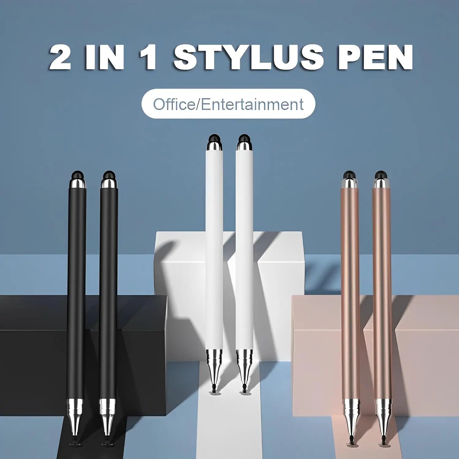1/3/4Pcs Tablet Pen Drawing Screen Touch Pens 2 in 1 Universal Capacitive Stylus Pencil for IPhone IPad Samsung Android Phone Oasis Select