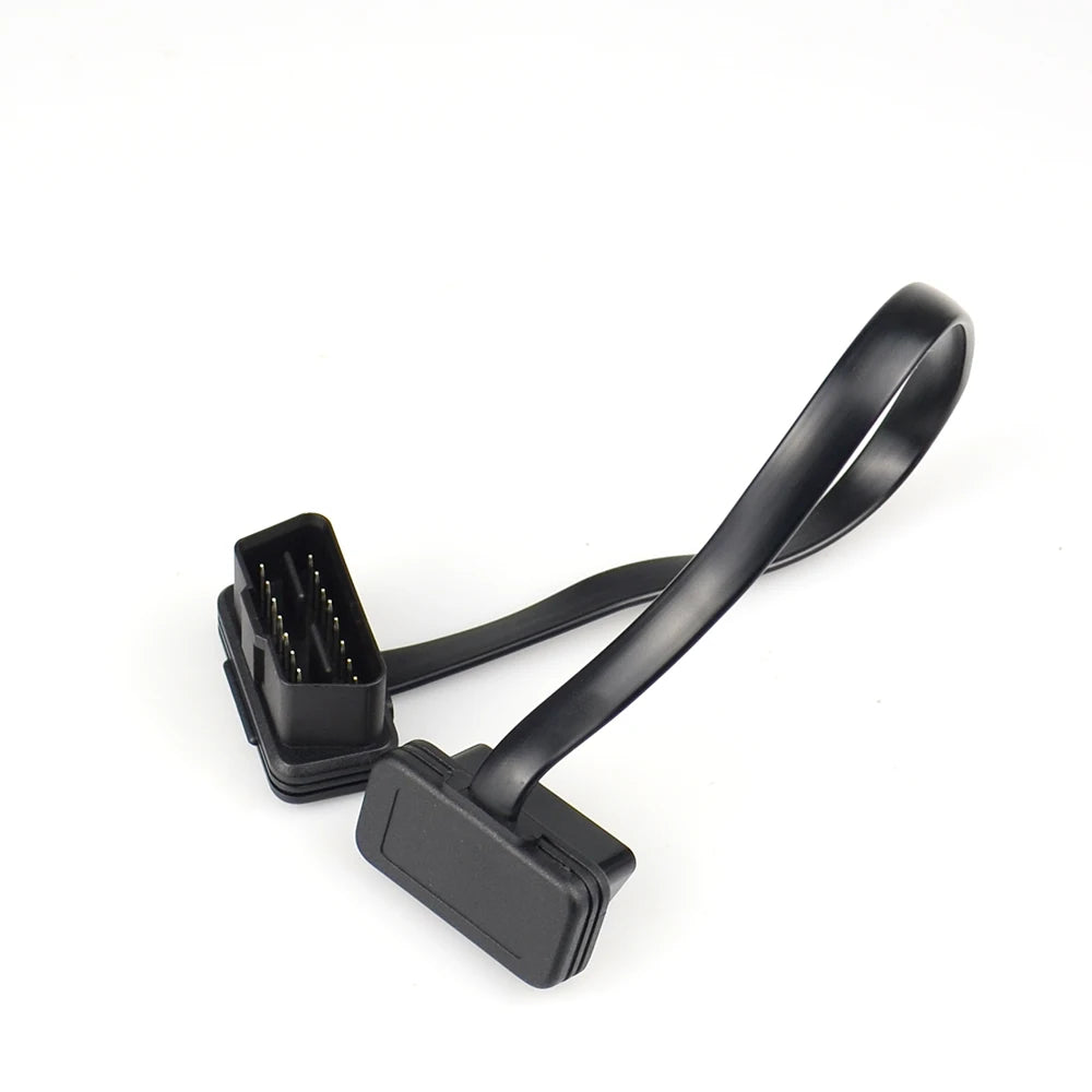 OBD2 16-Pin Flat Extension Cable 30/60/100CM Male to Female OBD2 Diagnostic Cable Oasis Select