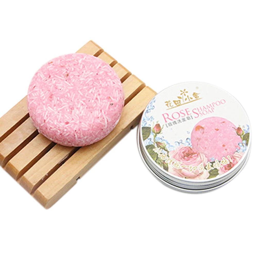 12 Colors 55g Handmade Hair Shampoo Soap Cold Processed Cinnamon Ginger Shampoo Bar 100% Pure Hair Shampoos Hair Care Tool 40 Oasis Select rose10 China Mainland