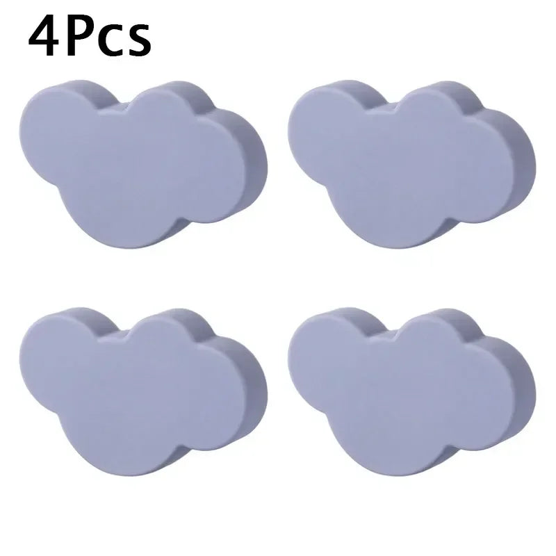 2/4/6/10Pcs Cartoon Furniture Handles Children Room Knobs Handles for Cabinets Drawer Pull Handle Door Knob for Cabinet Pulls Oasis Select grey 4pcs 54x36mm