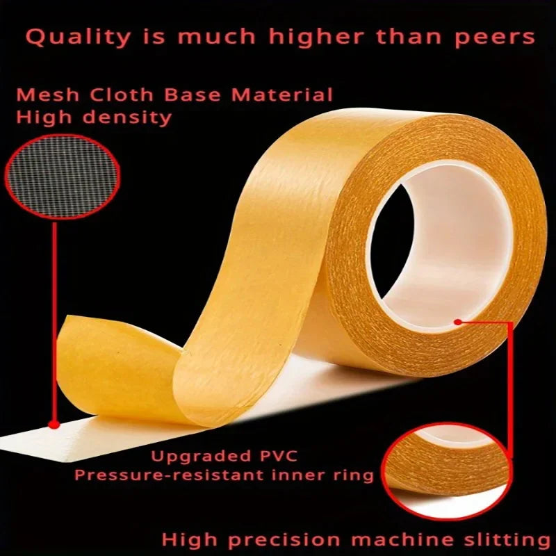 Super Sticky, High-Viscosity Double-Sided Adhesive Tape - Perfect for Carpet, Leather, Wall Oasis Select