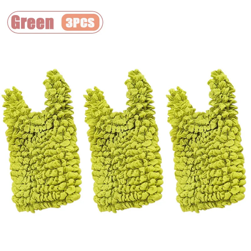 Magic Expandable Shopping Bag Large Capacity Pleated Tote Reusable Foldable Handbag Portable for Grocery Travel Picnic Oasis Select Green-3PCS