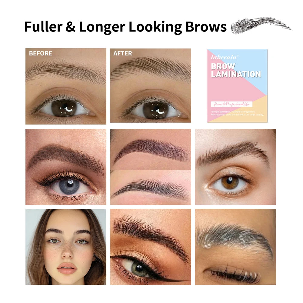 Brow Lamination Kit At Home DIY Eyebrow Lamination Kit Professional Eye Brow Perm Kit Instant DIY Eyebrow Lift Kit for Fuller Oasis Select