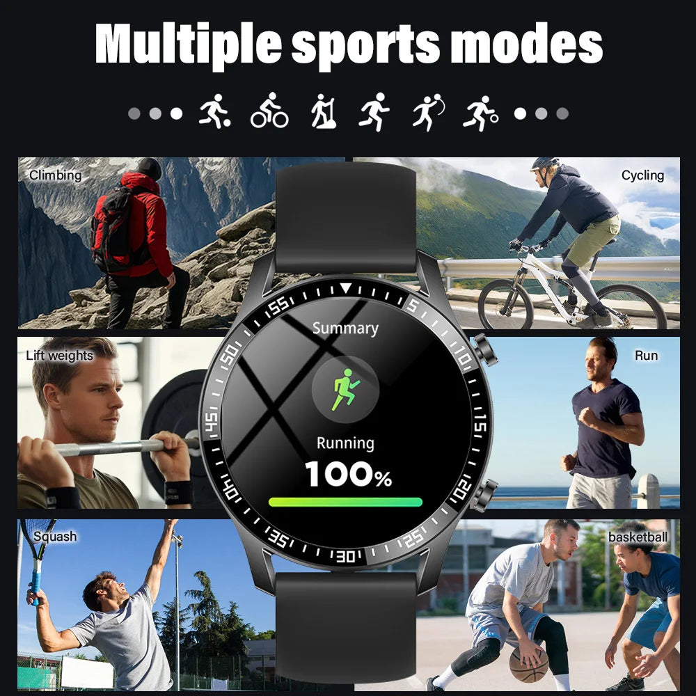 ERUN Men's Smartwatch – Bluetooth Calling & Sports Tracker