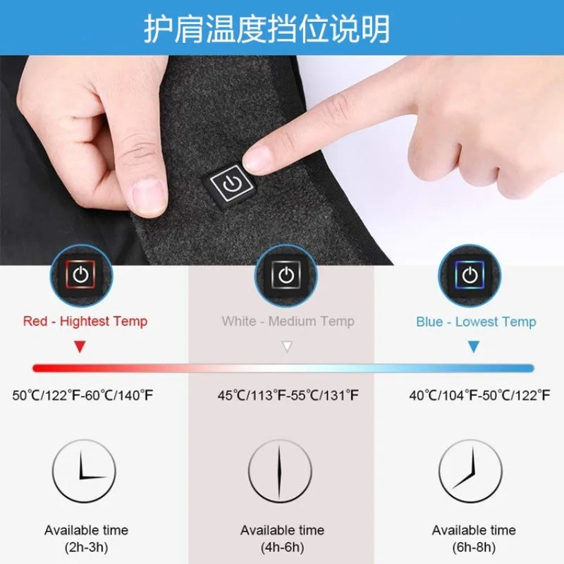 Electric Heated Jackets Winter Heated Vest for Men Women Graphene Heat Coat USB Heating Padded Jacket Keep Warm Vest Oasis Select