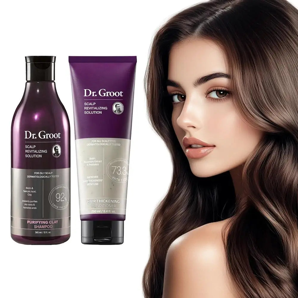 Dr.Groot Shampoo Conditioner Set Hair Loss Treatments Nourish Smoothing Thickening Scalp Hair Care Products Oasis Select