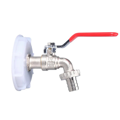 1/2 Inch Brass Garden Irrigation Faucet Water Tap Single Outlet Valve for IBC Tank Antifreeze Outdoor Balcony Garden Accessories Oasis Select