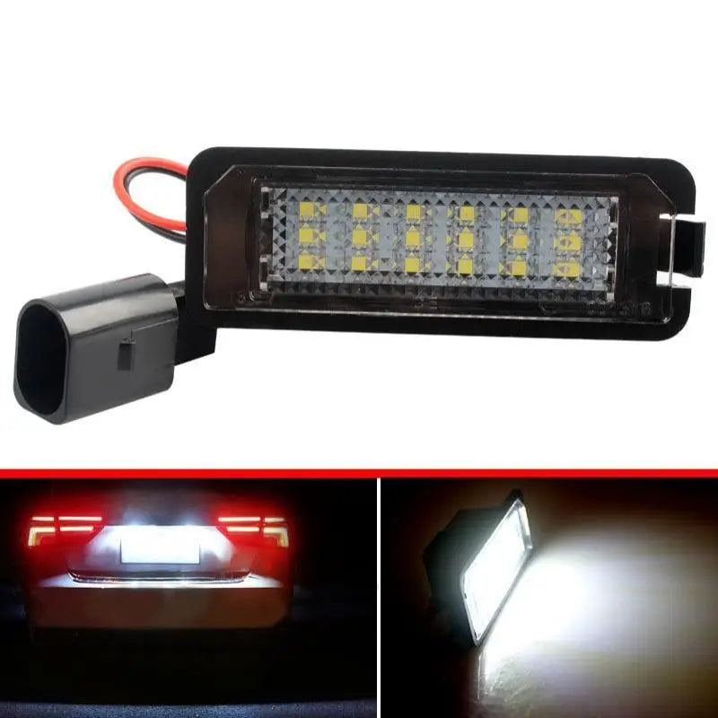 1PC Car LED License Plate Light for VW Golf 4 5 MK4 MK5 Golf4 Golf5 12V Number Plate Lamp White Oasis Select
