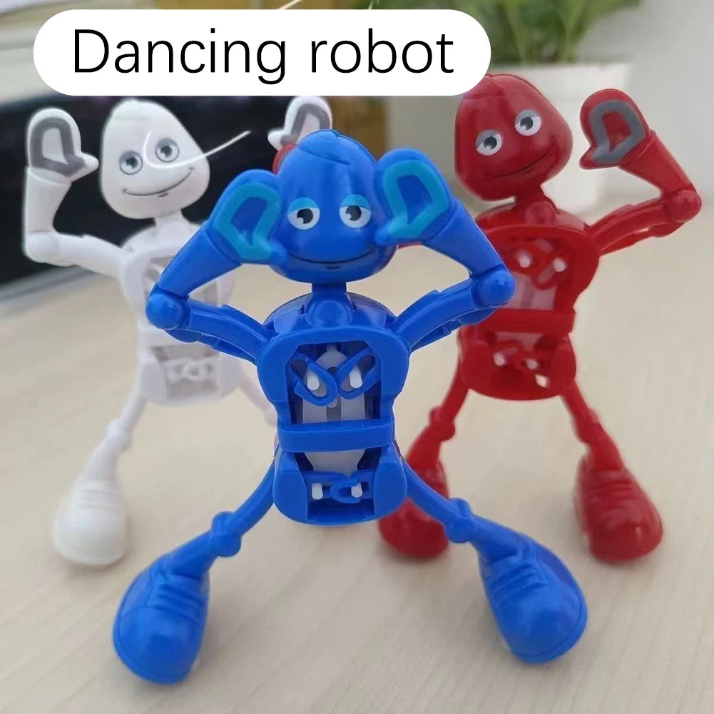 Wind-Up Dancing Robot Toy – Fun Colorful Interactive Desk Toy