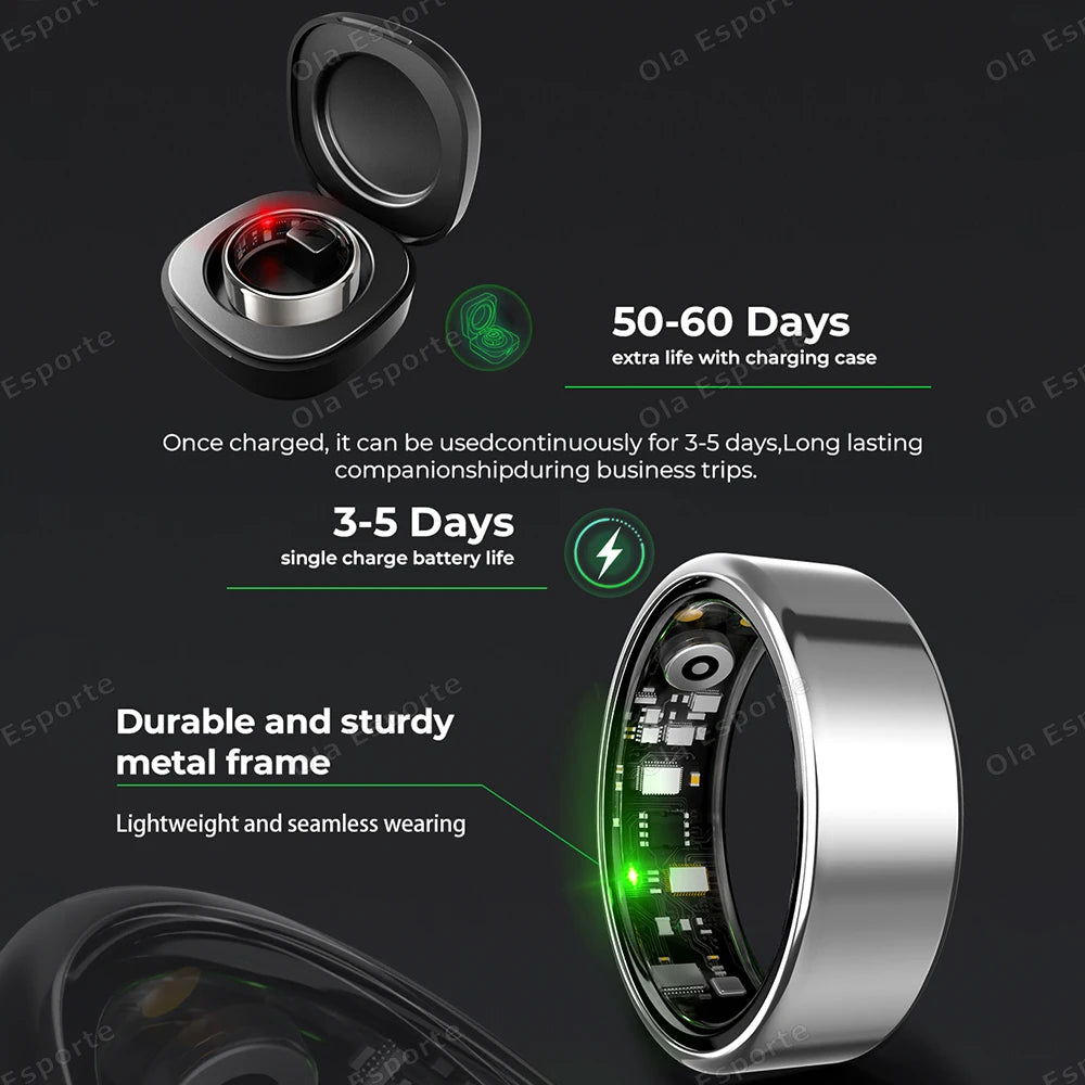 Smart Ring – Heart Rate & Blood Oxygen Tracker | Android & iOS