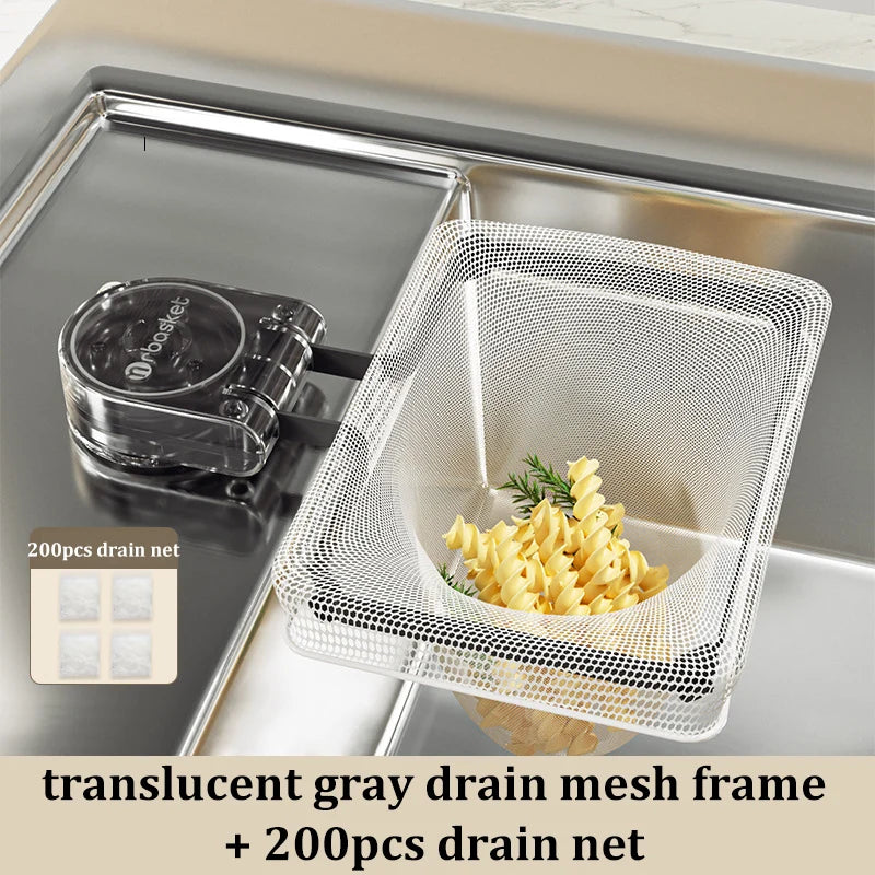 Kitchen Sink Drain Net Rack – Suction Cup Waste Filter