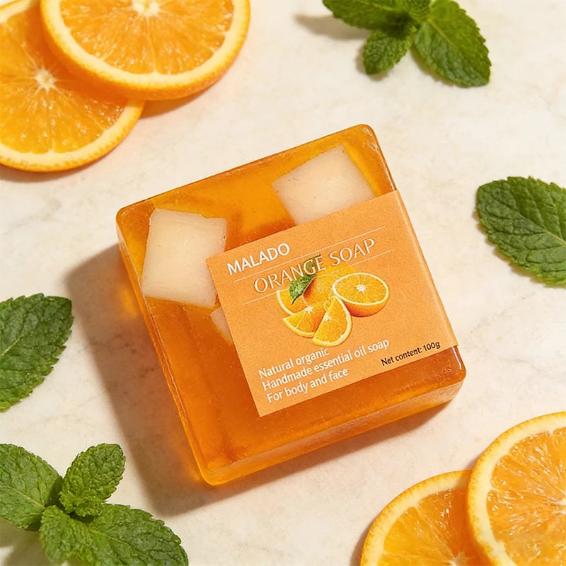 3.520Z Vitamin E, Sweet Orange Essential Oil Soap, Deep Cleansing Handmade body and face soap, fresh and sweet Oasis Select