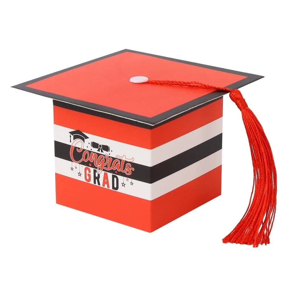 12-Pack Doctoral Hat Graduation Candy Boxes | DIY Party Favors