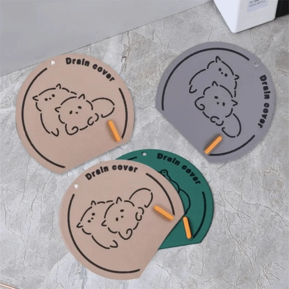 Reusable Silicone Sewer Floor Drain Cover Anti Odor Anti-blocking Deodorant Cover Anti-skid Kitchen Drain Covers Bathroom Oasis Select
