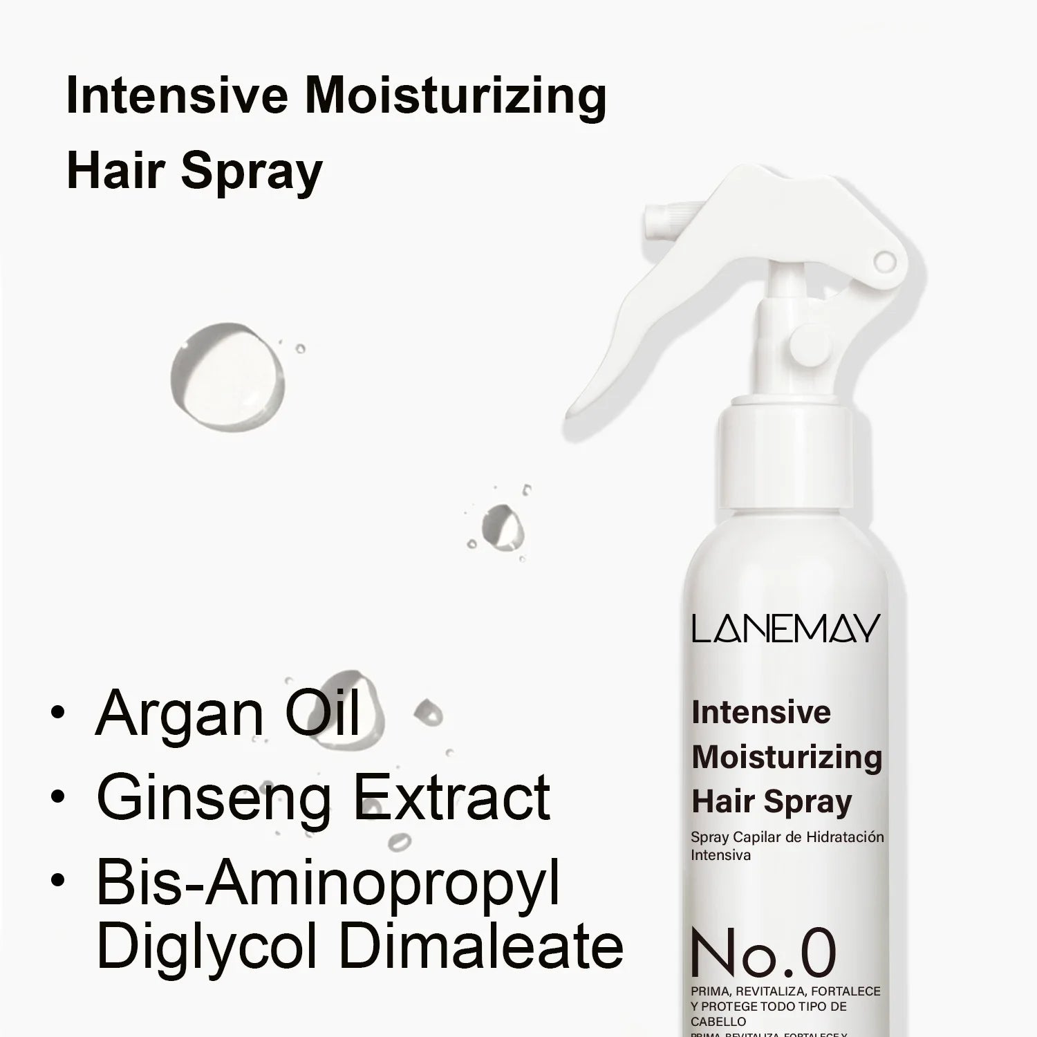 Intensive Moisturizing Hair Spray – All Hair Types, 120ml