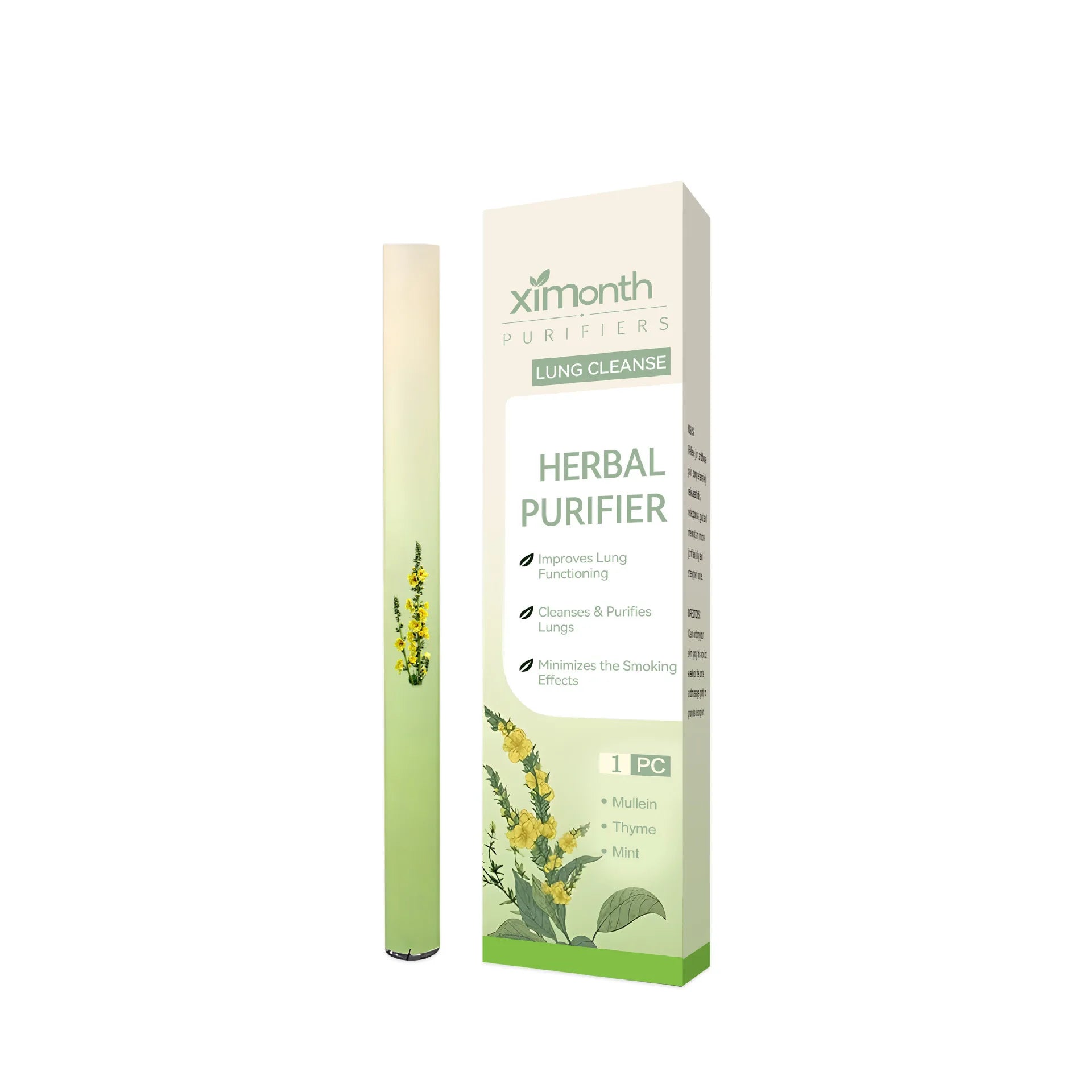 Ximonth Herbal Body Care Pen Relieve Fatigue Deeply Breath Deep Nourishing Keep Refresh Awakening Stress Relex Essential Oil Pen Oasis Select 1pc