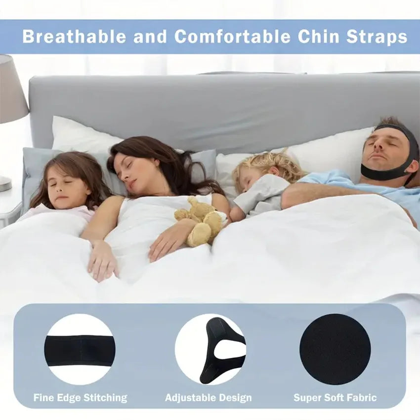 Sale Anti Snoring Chin Strap Adjustable Open Mouth Breathing Corrector for Men Women Sleep Aid for Sleeping Oasis Select