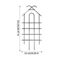2Pcs Garden Trellis for Climbing Plants Potted Vines Vegetables Flowers Patio Metal Wire Lattices Grid Panels Support Trellis