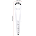 Pet Cat Door Holder Latch Prevents Dogs From Entering Plastic Adjustable Elastic Gate Lock Flex Latch Strap Keep Dog Out Oasis Select White 1pcs