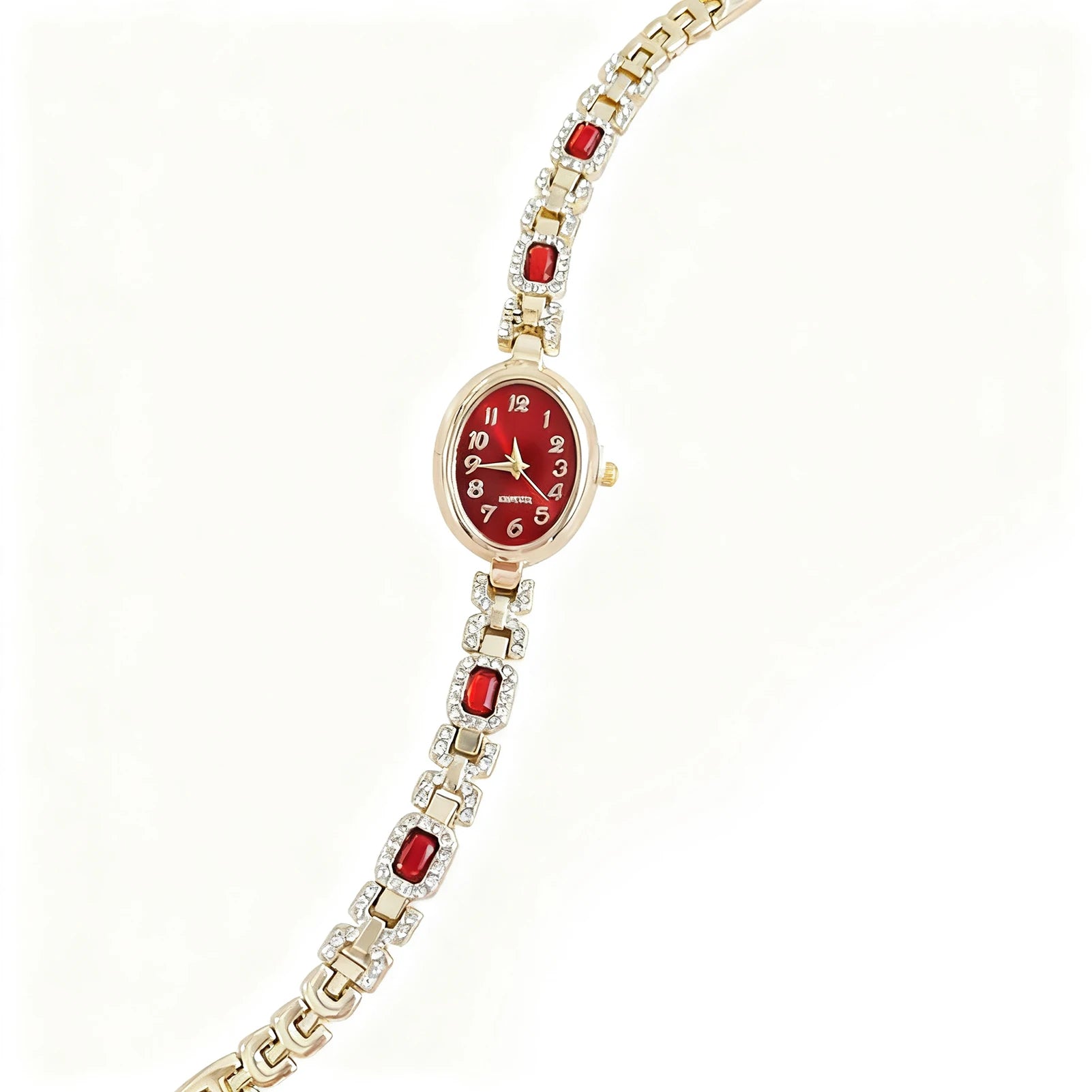 Women's Crystal Rhinestone Bracelet Watch | Elegant Quartz