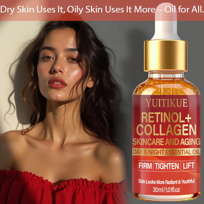 Retinol Collagen Anti-Aging Face Oil – Firm, Lift & Brighten