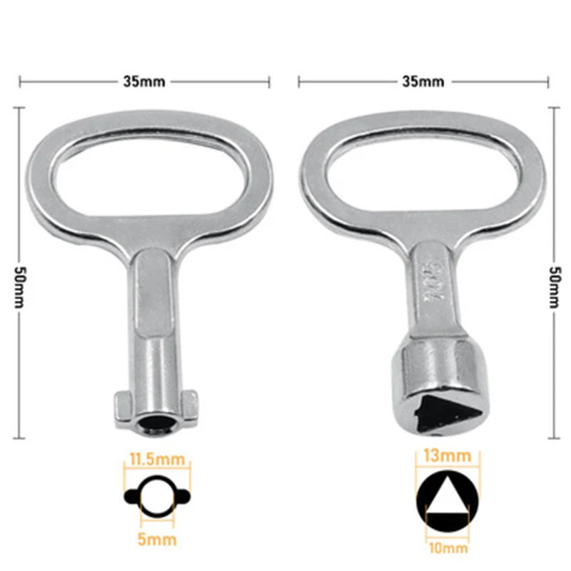 Torque Wrench Key Wrench Plumber Triangle Key for Electric Cabinet Subway Train Ferramentas Manuais инструменты для ремонта Oasis Select