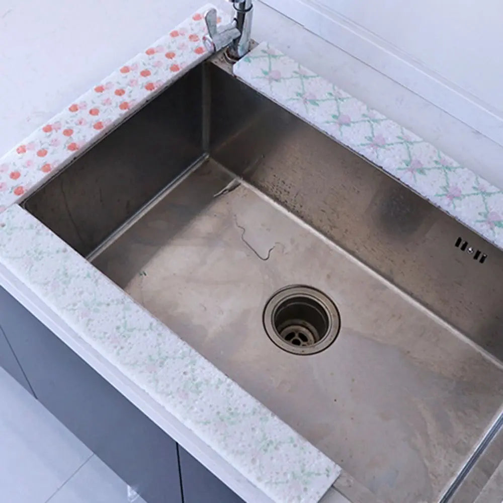 Reusable Sink Absorbent Sticker Washable Splash Guard Expanding Absorbent Cotton Cuttable DIY Countertop Protector Oasis Select