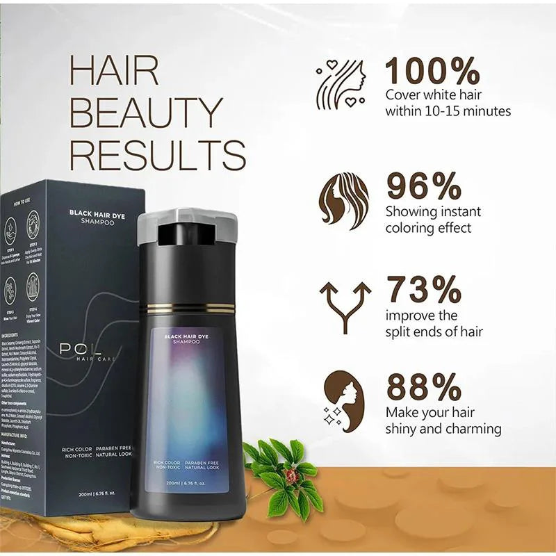 3-in-1 Hair Dye Shampoo – Color, Nourish & Oil Control Hair Dye Shampoo Oasis Select