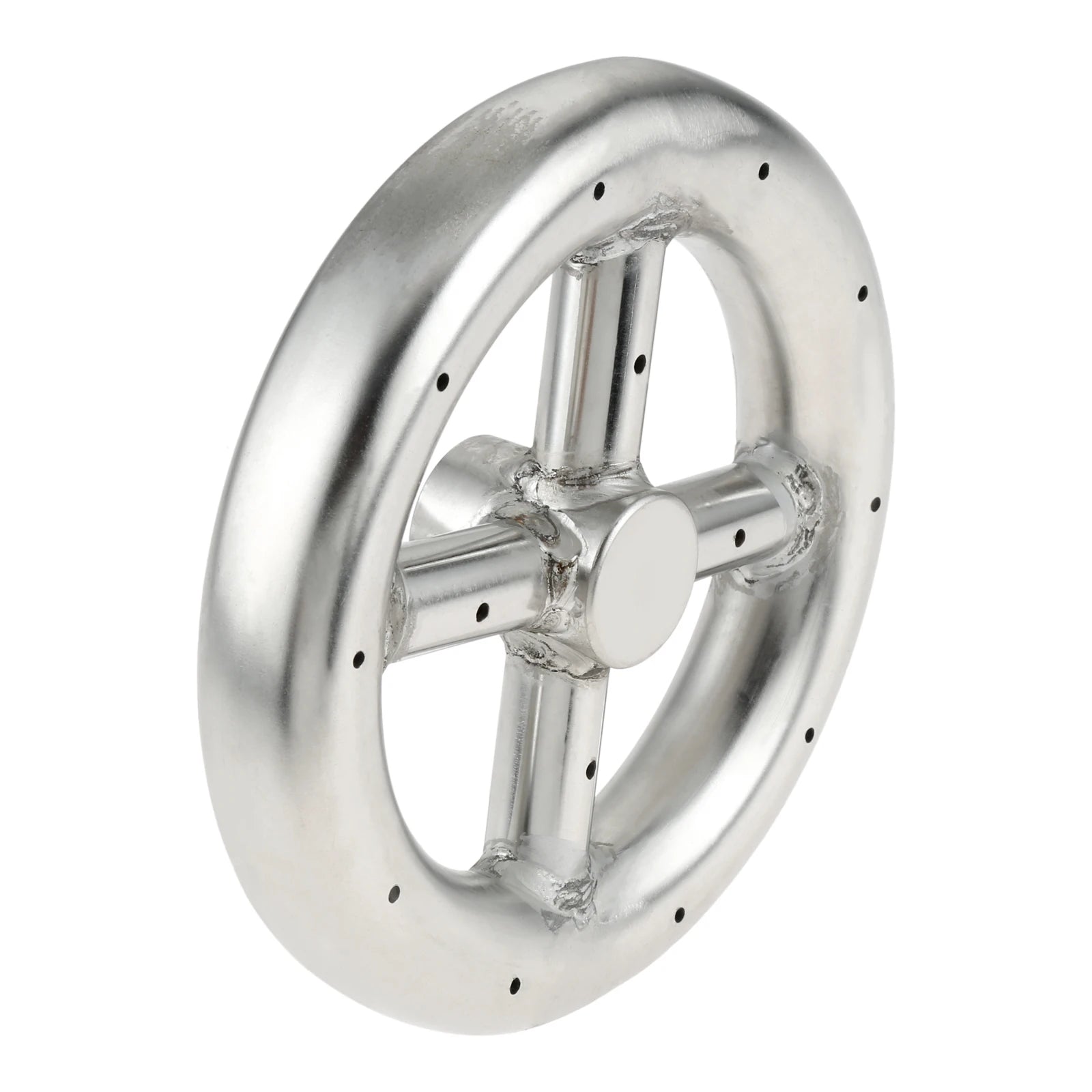 6 Inch Round 304 Series Stainless Steel Fire Pit Burner Ring for Outdoor Fire Pit, Natural Gas & Propane Fireplace BTU 88000 Max Oasis Select Default Title