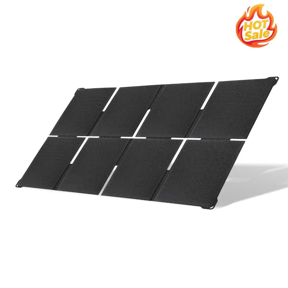 80W Solar Battery Charger with USB-A/Type-C/DC Outputs Foldable Solar Panel Charger for Outdoor RV Camping Off Grid Emergency Oasis Select