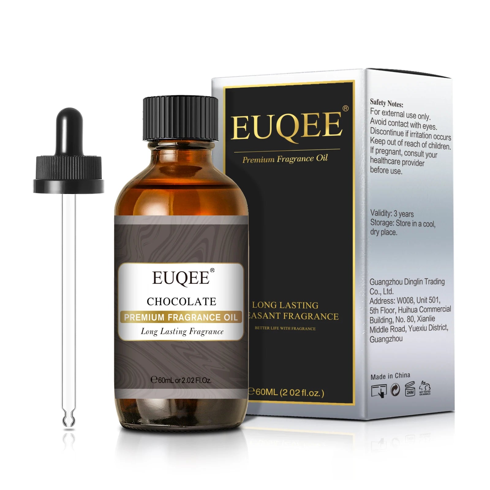 EUQEE 60ml Men's Fragrance Oil – Reed & Car Diffuser Oil