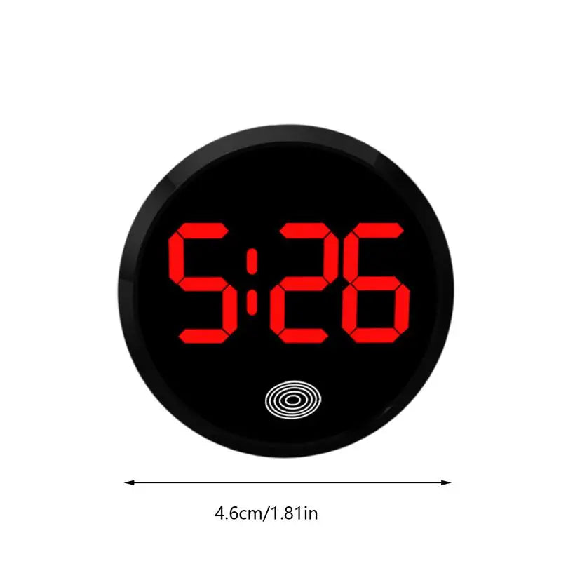 Car Dashboard Digital Clock Car Vent Clocks Watch Touch-Activated Automotive Night Watch Vehicle Dashboard Clock Stylish For Car Oasis Select