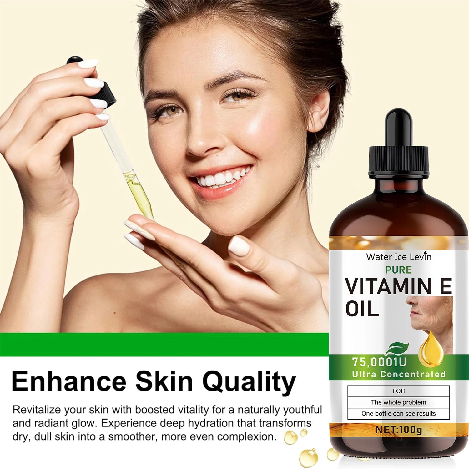 100ml Vitamin E Essential Oil – Skin, Hair, Body & Nail Care Vitamin E Body Oil Oasis Select