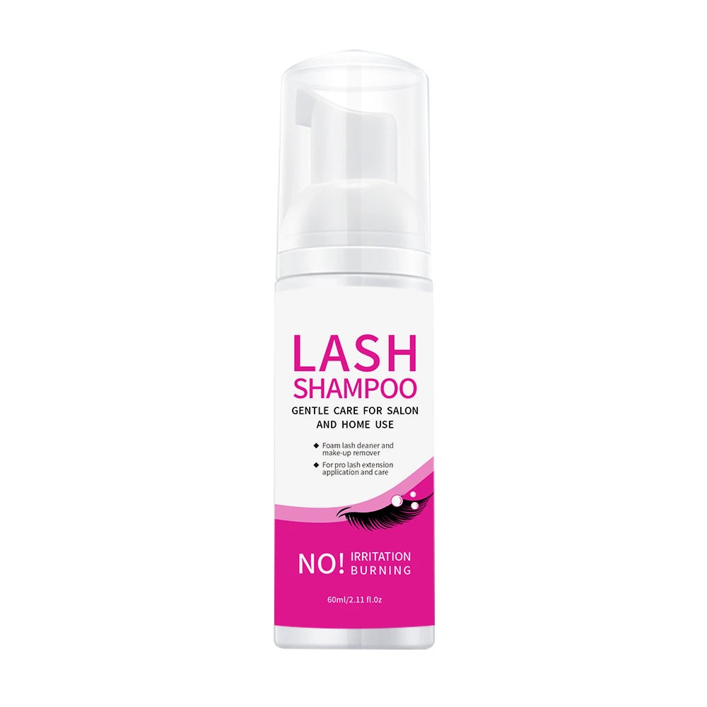Eyelash Cleanser Gentle and non-irritating formula Deep Clean Cleanser For Makeup Tools Mascara Remover Salon Home Use Rich foam Oasis Select lash shampoo 1PCS