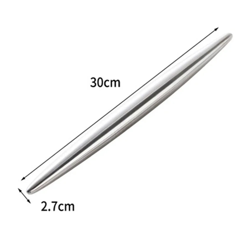 Stainless Steel Rolling Pin – Non-Stick Dough Roller for Baking Rolling Pin Oasis Select L