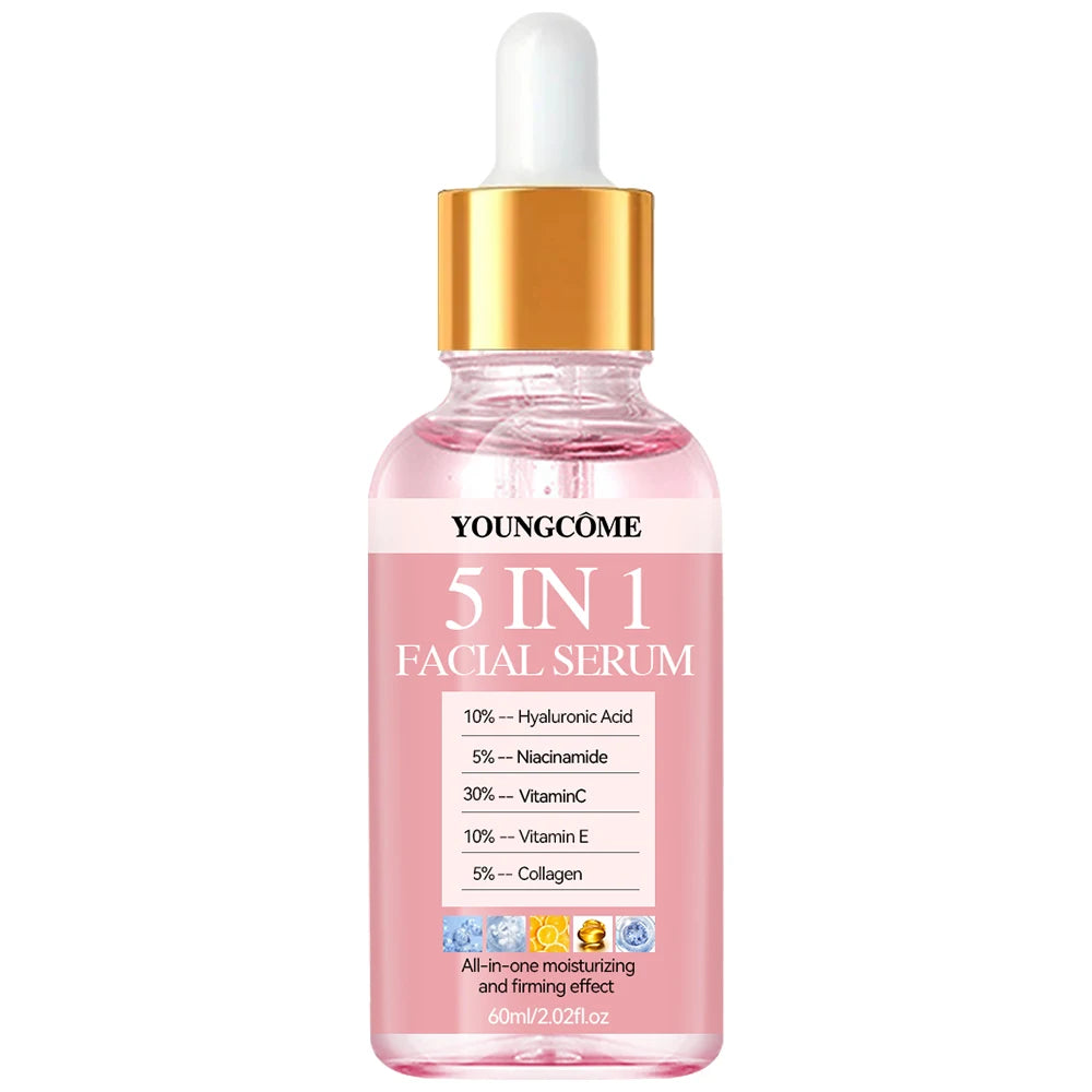 YOUNGCOME 5-in-1 Hyaluronic Acid & Vitamin C Face Serum 30ml Face Serum Oasis Select 60ml