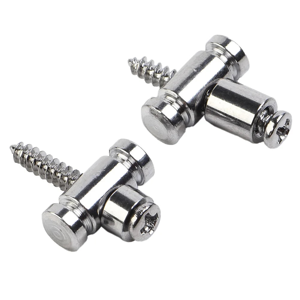 2Pcs Guitar Roller String Trees Retainer With Screws For Electric Guitars Parts Silvery/Black/Gold Guitar Guide Fit Telecaster Oasis Select