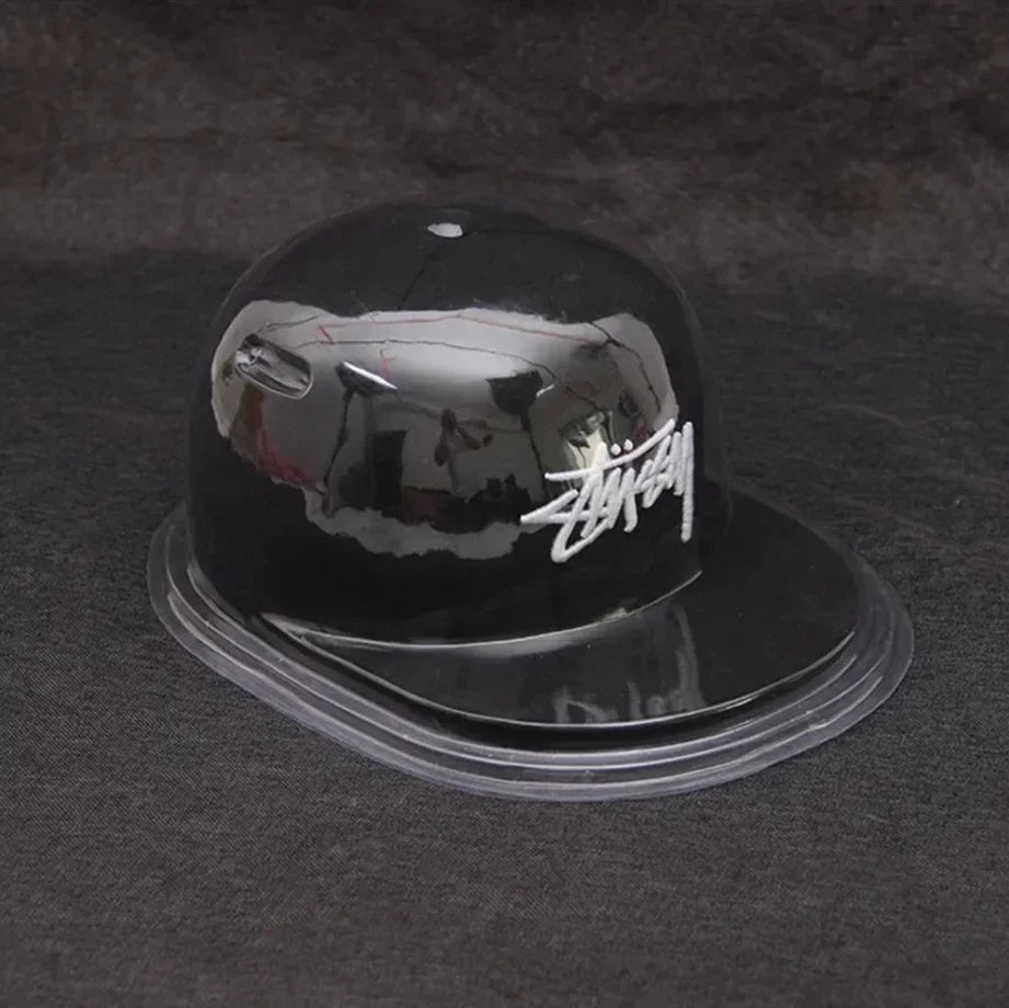 Innovation Baseball Cap Duck Tongue Hat Transparent Box Anti-Deformation Display Stand Can Hang Storage Cap Support Dust Cover Oasis Select 1Pcs Flat