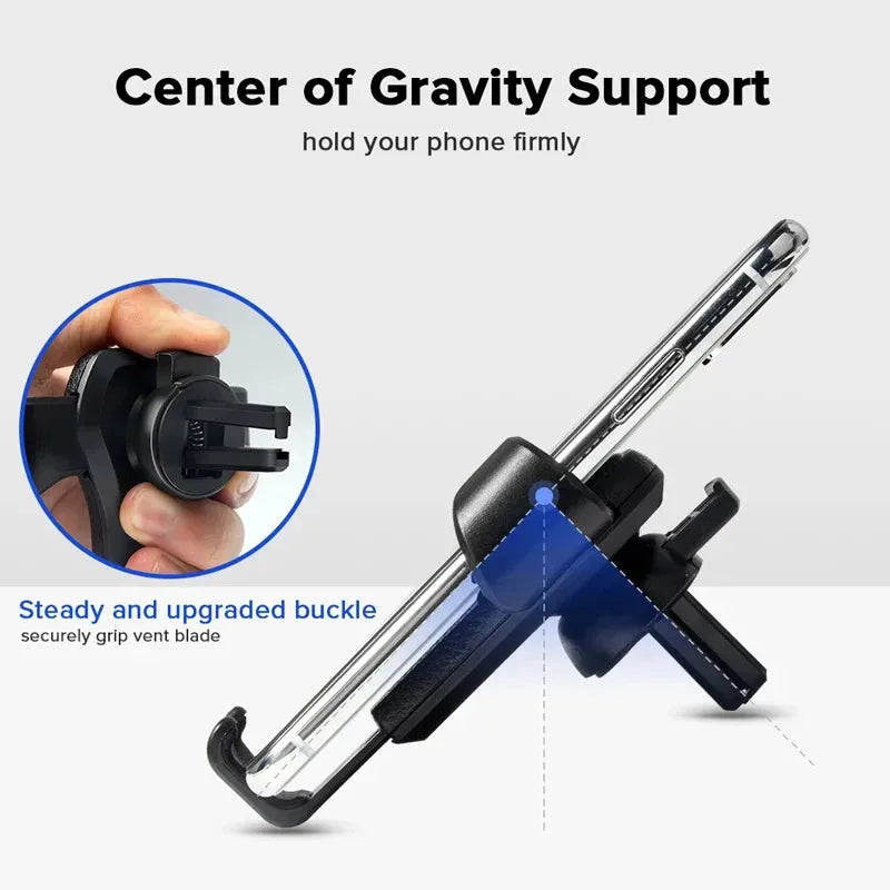 1/2/3/4pcs Universal Gravity Auto Phone Holder Car Air Vent Clip Mount Mobile Phone Holder CellPhone Stand Support For iPhone Oasis Select