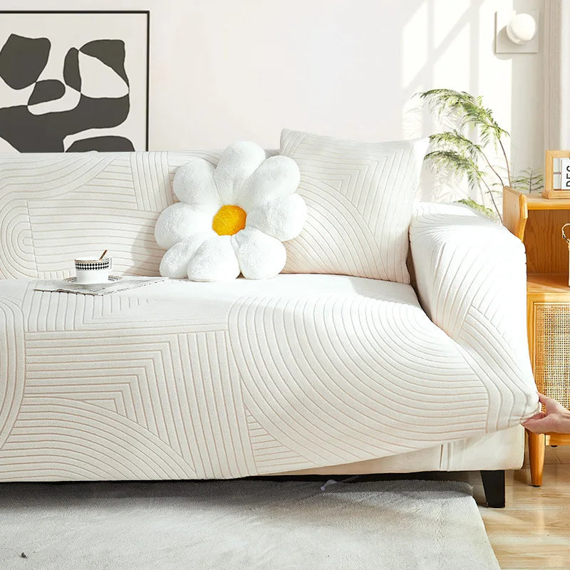 Elastic Sofa Covers All-season Cat Scratch-resistant Sofa Covers and Lazy Anti-slip Sofa Covers Living Room Oasis Select