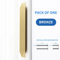 BaiNong Brass Cabinet Pulls Gold Drawer Pulls Closet Door Handle New Chinese Half Round French Pair Oasis Select H3311C-192mm 10pcs