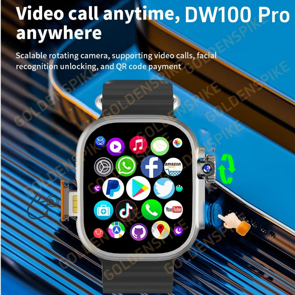 S10 Ultra 3 Max Smartwatch Fingerprint Unlock control Smart Watch 256GB Storage Free Download App WIFI GPS WIFI 2.29inch Amoled Oasis Select