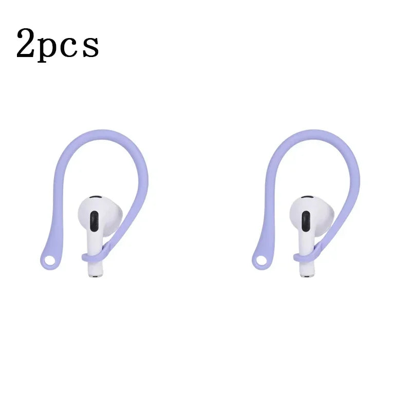 1 3 6Pairs Anti-lost Earphone Silicone Earhook Airpods Earpods Loop
