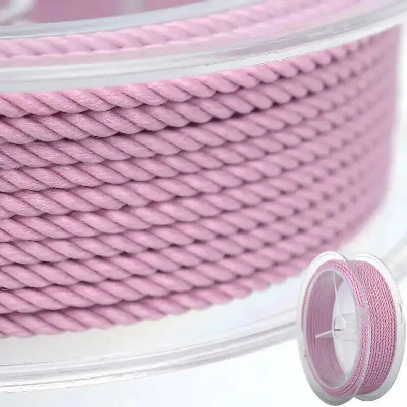 45m Silk Thread Milan Braided Cord DIY Jewelry Accessories Making