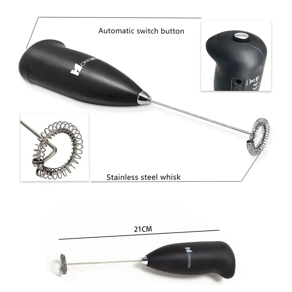 Milk Frother Handheld Mini Electric Foamer Coffee Maker Egg Beater for Cappuccino Stirrer Portable Blender Kitchen Whisk Tools Oasis Select